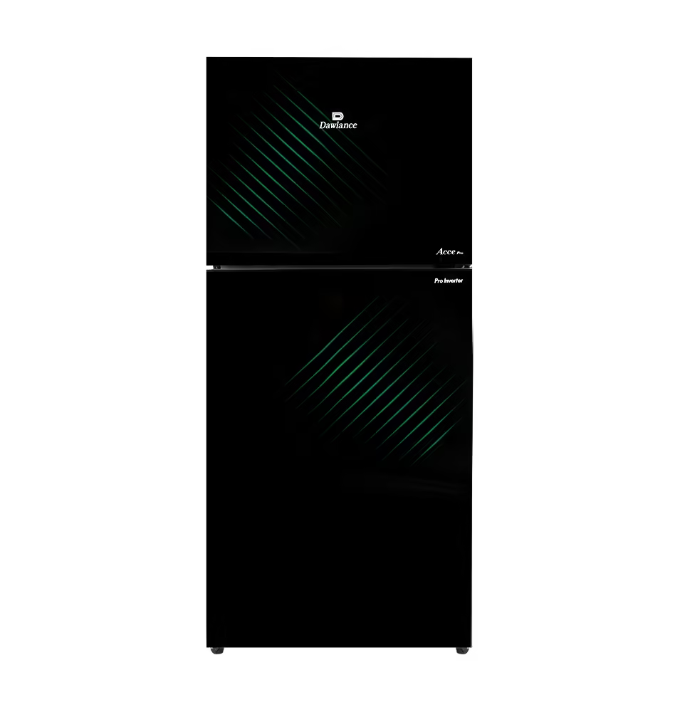 DAWLANCE LARGE SIZE GLASS DOOR INVERTER FRIDGE-9191 ACCE PRO